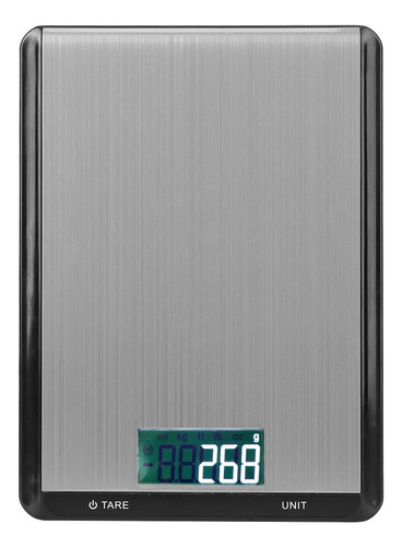 Báscula De Cocina Digital De Acero Inoxidable De 10 Kg/1 G