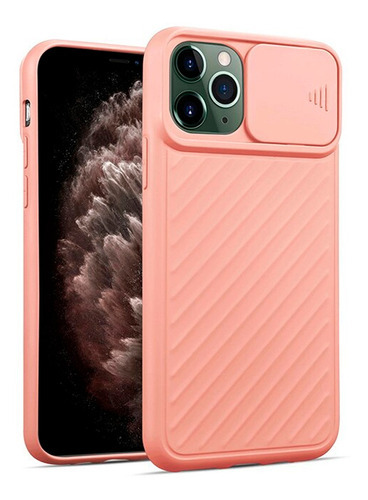 Capinha Colorida Proteção Câmera Para iPhone 12 Mini (5,4 ) Cor Rosa
