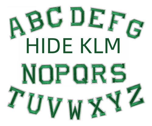 Yellow Letter * Single Letter (note Required) - 26 Colored