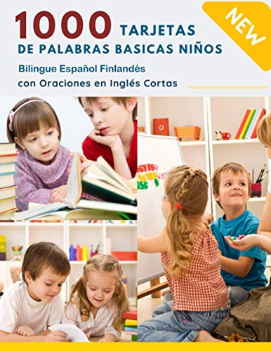 1000 Tarjetas De Palabras Basicas Niños Bilingue Español Fin