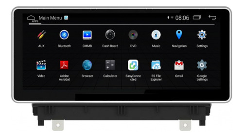 Central Multimídia Android Carplay Audi A1