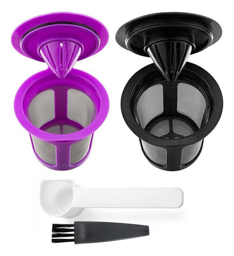 Paquete De 2 Filtros De Cápsulas De Café Reutilizables Para