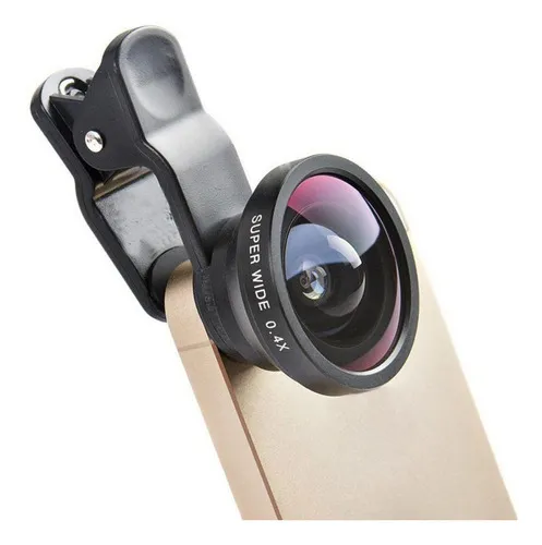 comprar Lente Zoom Ojo De Pez Wide Macro iPhone Celular Tablet