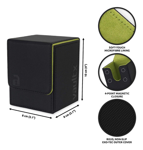 Vault X Premium Exo-tec Trading Card Deck Box - Tamaño Grand