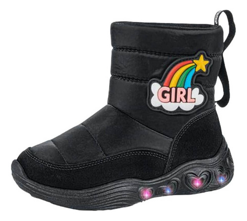 Bota Para Niña Casual Con Luces Marca Urban Shoes Model 1056