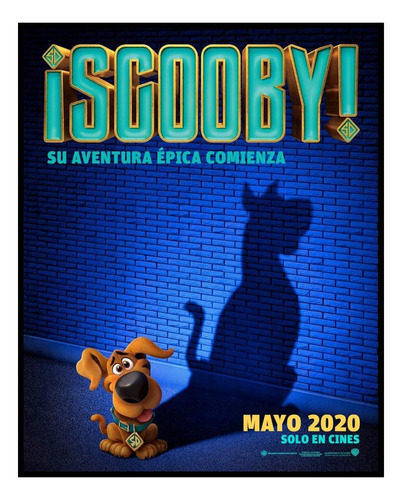 Póster Scooby Original De Cines