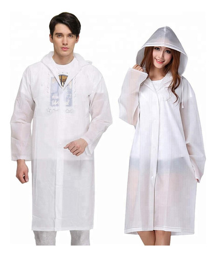 Impermeable Hombre Lluvia Poncho, 2pc Mujer Capa Impermeable