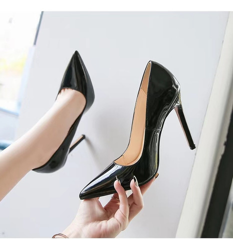 Tacones Altos Antideslizantes Cómodos Para Mujer (11 Cm)