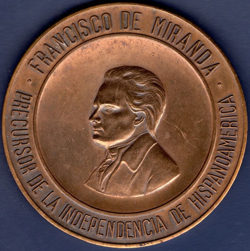 Medalla 150 Aniversario Muerte De Francisco De Miranda 