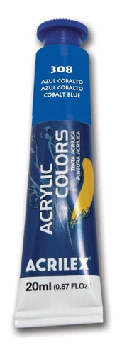 Acrilico 13123 Amarillo Limon 323 - Acrylic Colors 20 Ml