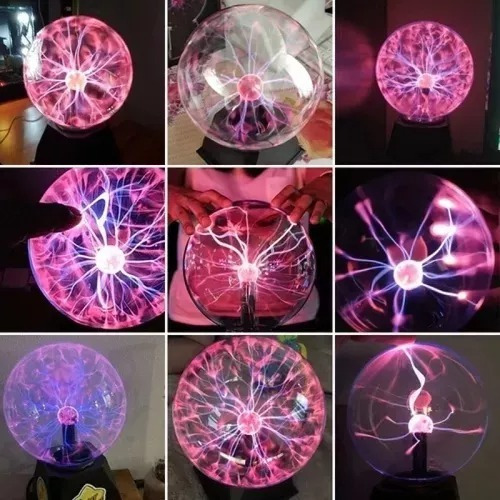 Lampara Tesla Bola De Plasma Mediana Vidrio