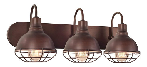 Kira Home Liberty 24  3-light Modern Industrial Farmhouse Va