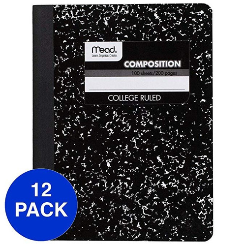 Mead Cuadernos, Cuadernos, Colegio Dictaminó Papel, 100 Hoja