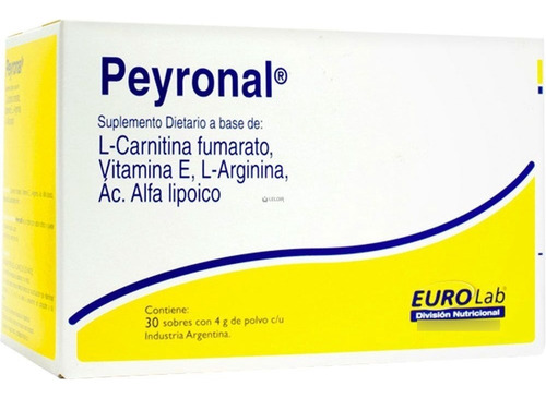 Peyronal 30 Sobres Peyronie Laboratorio Eurolab