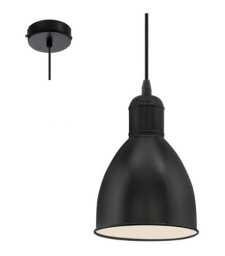 Colgante Campana Moderna Metal E27 Eglo Priddy LG