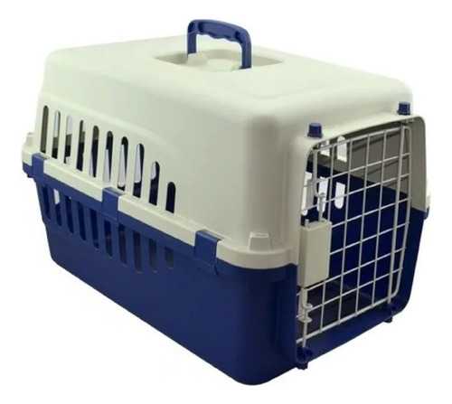 Transportadora Para Perro Con Puerta Metálica,55x38.5x35.2cm Color Varios Colores