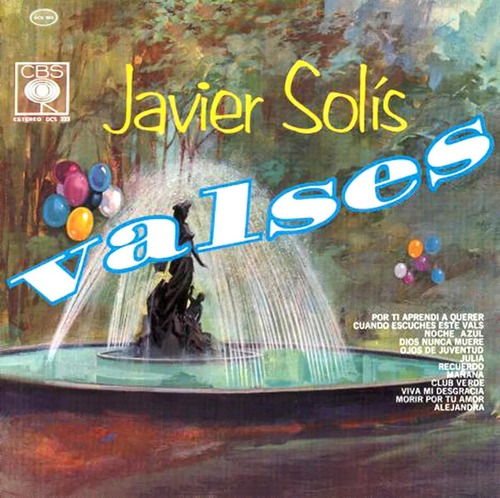 Javier Solis Cd Valses 1994 Made In U.s.a Como Nuev