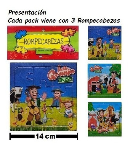 Imagen 2 de 6 de 30 Rompecabezas Infantiles X 9 Piezas Puzzle - Diverti Toys