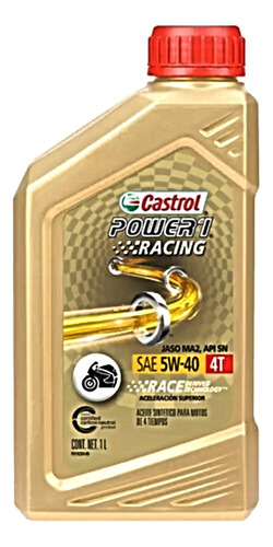 Aceite Castrol Power1 Sintetico 5w40 X12 Unidades 