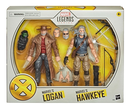 Figuras De Acción Marvel Legends Series Hawkeye Y Logan +3