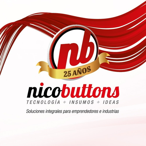 Imagen 5 de 6 de Estampadora Sublimadora Tazas Rectas Profesional Nicobuttons