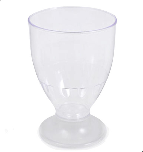 Copa Champagne Sidra X 10 Vaso Cristal Descartable 