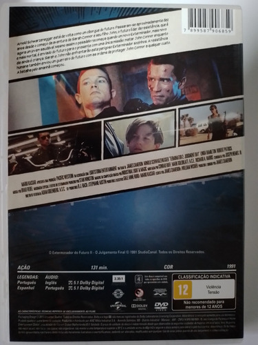 Dvd O Exterminador Do Futuro 2 O Julgamento Final Com Card (Usado)