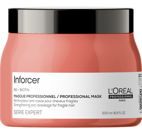 Máscara Inforcer Cabellos Frágiles Loreal Pro 500 Ml