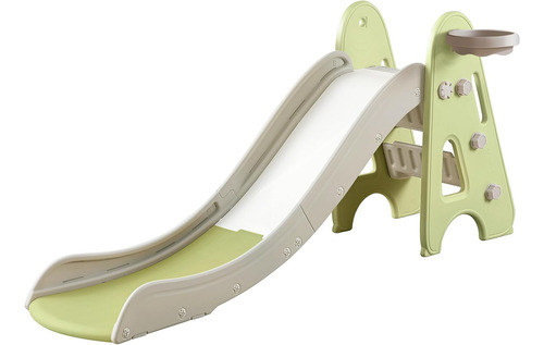 Tobogán 3 En 1 Plegable Para Niños De 1-7 Años Con Aros De B