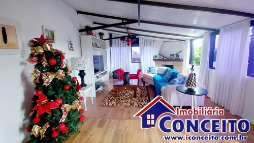 Imagem 4 de 30 de C286 - Lindo Sobrado A Beira Mar No Balneário Harmonia