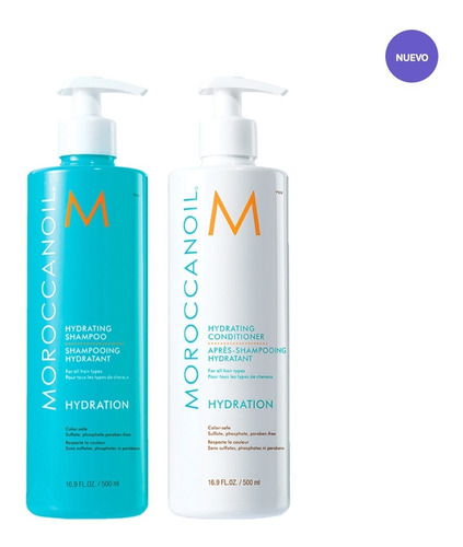 Kit Moroccanoil Shampoo + Acondicionador Hidratación 500ml