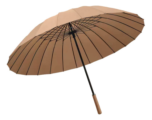 Paraguas Grande De 24 Costillas, Resistente Al Viento, Fibra