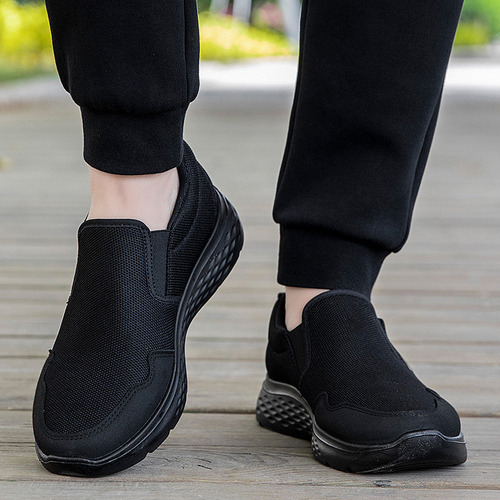 Zapatos Tenis Negros Mujer Y Hombres Pie Diabetico Cómodo A