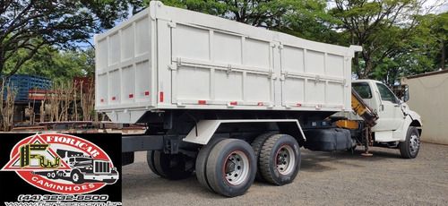Ford F-16000 6x2 2002/02 Caçamba Agricola + Munk Único Dono