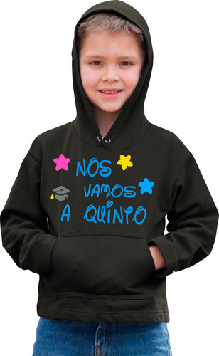 Sudadera Graduacion Con Estampado Gracioso Niño Quinto