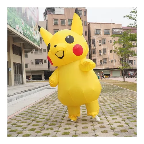 top venda gigante cartoon personagem modelo inflável pikachu mascote traje  para venda