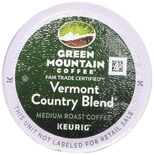 Café Verde Mountain, Vermont Mezcla País, K-cup Bolsita Indi