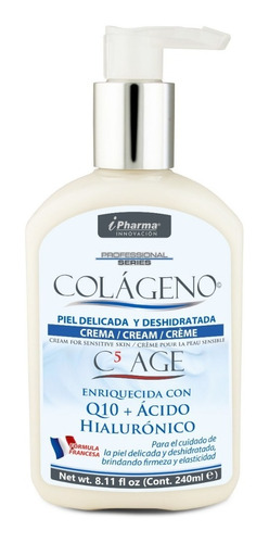 2 Piezas De Colágeno Crema C5 Age,con Q10 Y Ác. Hialurónico