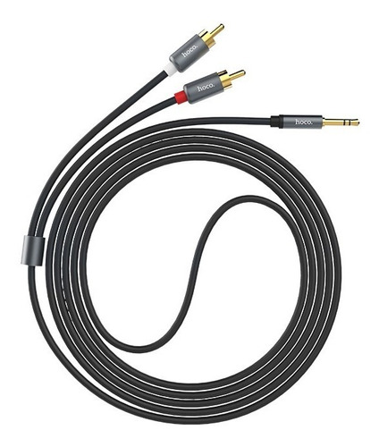 Cable Adaptador Audio Auxiliar Plug 3.5 Mm A 2 Rca Estéreo