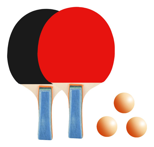 Raquete De Tênis De Mesa Pong Ball Paddle, 2 Peças, Conjunto