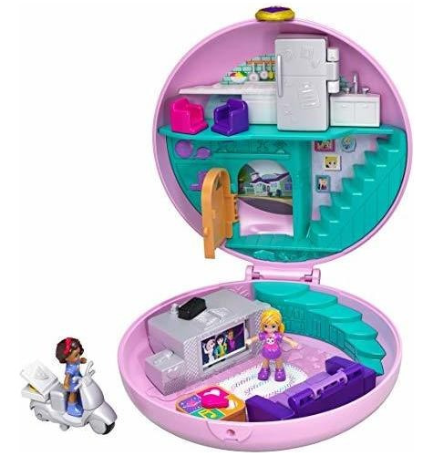 Polly Pocket Pocket World Donut Pijama Party Compact Con 