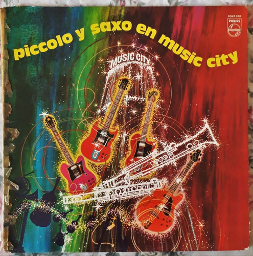 Vinilo Piccolo Y Saxo En Music City  A.popp/w.yonsky 1977