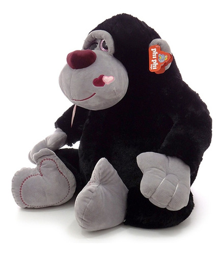 Imagen 2 de 5 de Peluche Gorila 40 Cm Phi Phi Toys Art 5393 Loonytoys