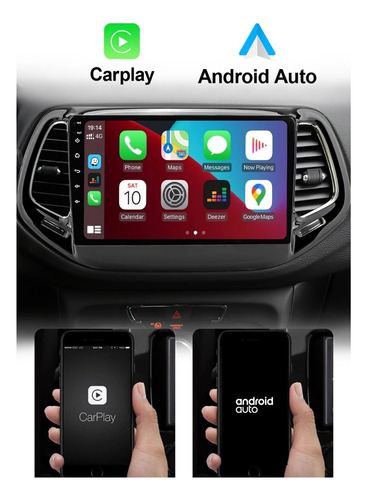Multimidia Android Jeep Compass 2017-21 Carplay 6/64gb