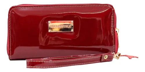 Cartera charol roja new arrivals