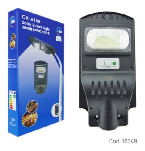 Imagen 3 de 5 de Foco Solar 48 Led, Para Poste, 40 Watt. Con Sensor.