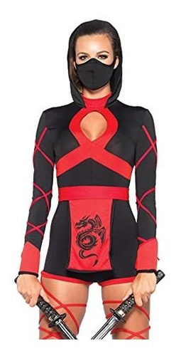 Disfraz Talla Pequeño Para Adulto De Ninja Dragón Sexy