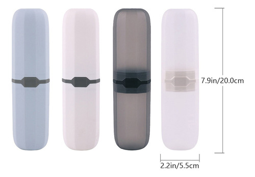 Funda De Viaje For Cepillos De Dientes Con Soporte For Pas