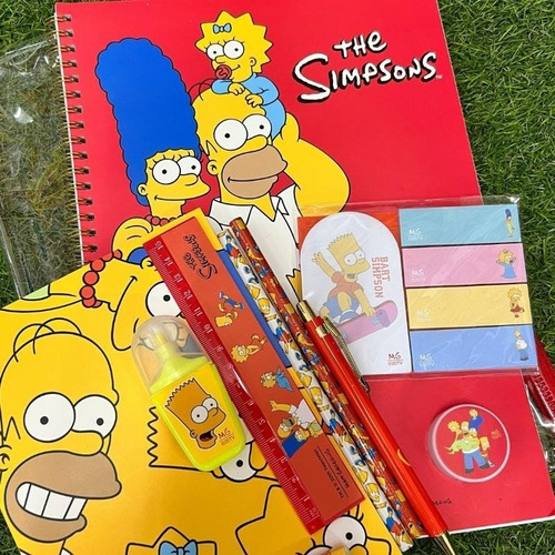 Set Escolar Los Simpsons