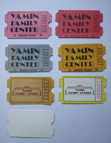 Fichas Juego Yamin Family Center 